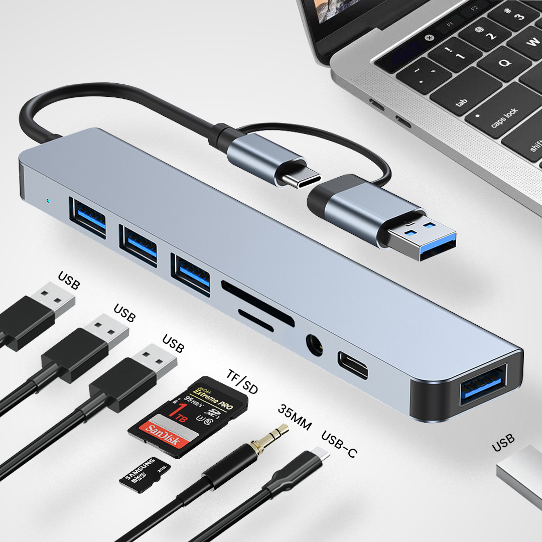 Ethos 8-in-1 USB-C Hub Adapter - Gallery 8