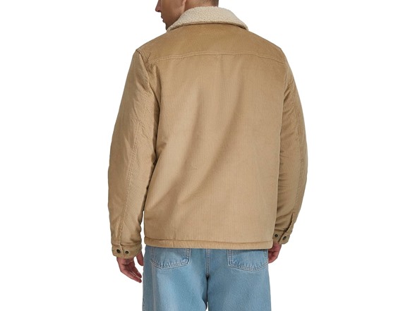Levi's Mens Corduroy Sherpa Trucker Jacket