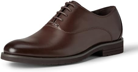 Amazon Essentials Men's Oxford Dress Shoes, Cognac, 11