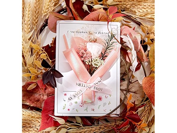 LoveEcho Handmade Floral Greeting Card