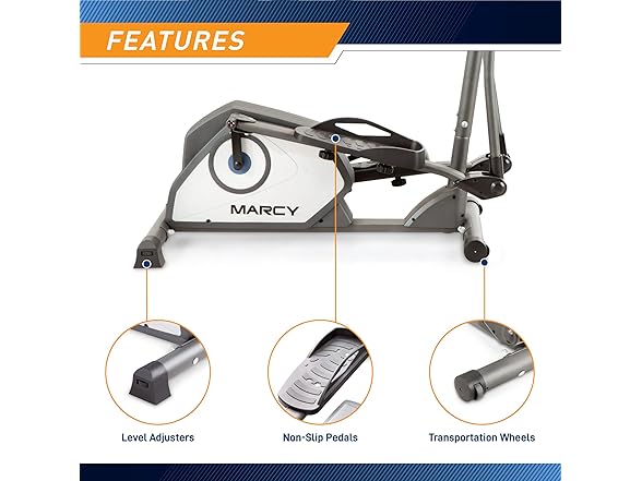 Marcy Magnetic Elliptical Trainer NS-40501E
