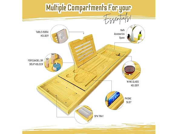 RS Sisters Collections LLC Bathtub Tray