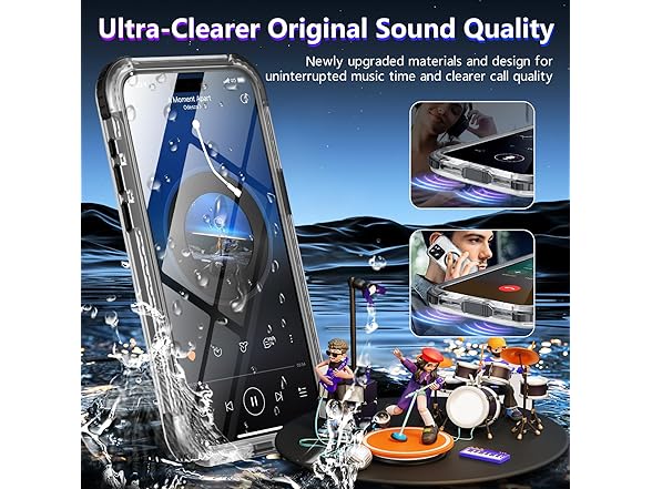 WAVELIFE Waterproof iPhone 15 Pro Case