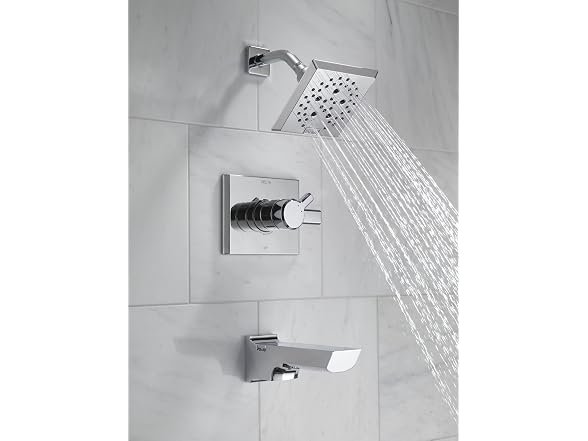 Delta Faucet T17499-PR Pivotal Tub/Shower, Lumicoat Chrome