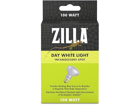 Zilla Incandescent Spot Bulbs Day White 100 Watts