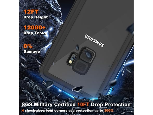 Hualele Galaxy S9 Case Waterproof