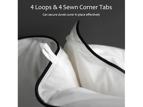 White King Size Feather Down Comforter