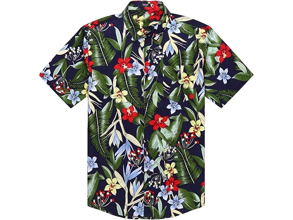 Coofandy Men (XL) Hawaiian Shirt Short Down Shirts