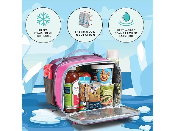 Fit+Fresh Lincoln Woods Adult Insulated Lunch Bag
