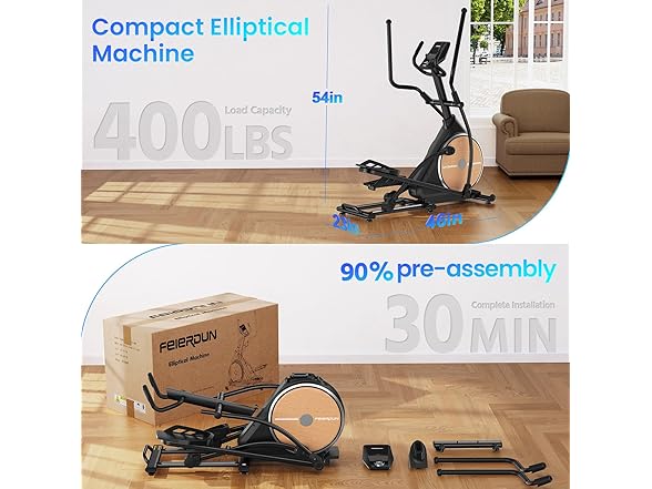 FEIERDUN Elliptical Machine Cross Trainer