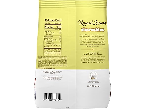 Russell Stover Shareables Milk Dark Choc