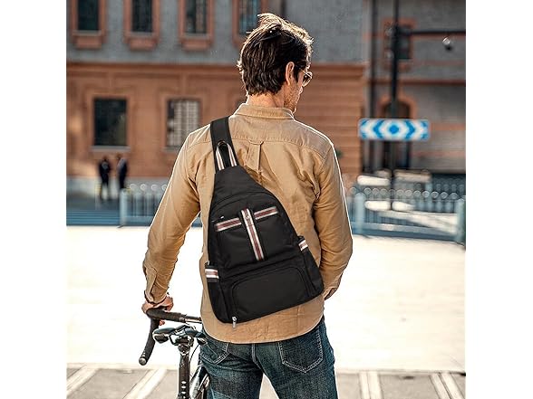HesLaus Crossbody Lunch Backpack