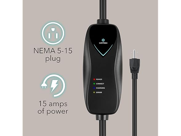 Lectron Level 1 / Level 2 Portable Tesla Charger Level 1 and Level