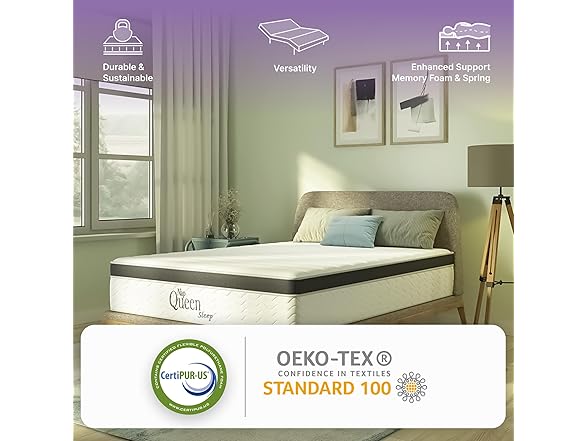 NapQueen 8 Inch Maxima Hybrid Mattress