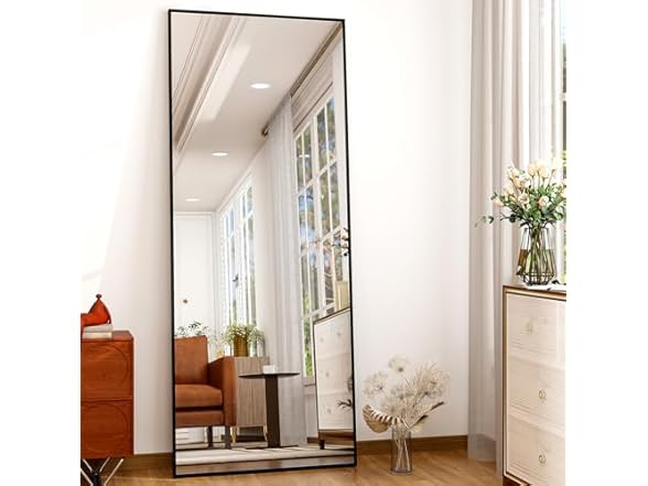 Easly Full Length Mirror 64"x21" Black