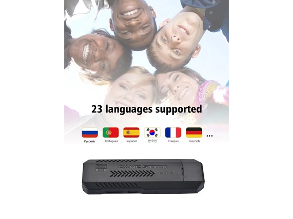 Retro 4K HDMI Game Stick + 2 Controllers