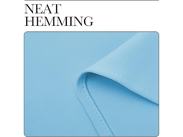 NICETOWN Triple Weave Thermal Insulated Ring Top Curtains