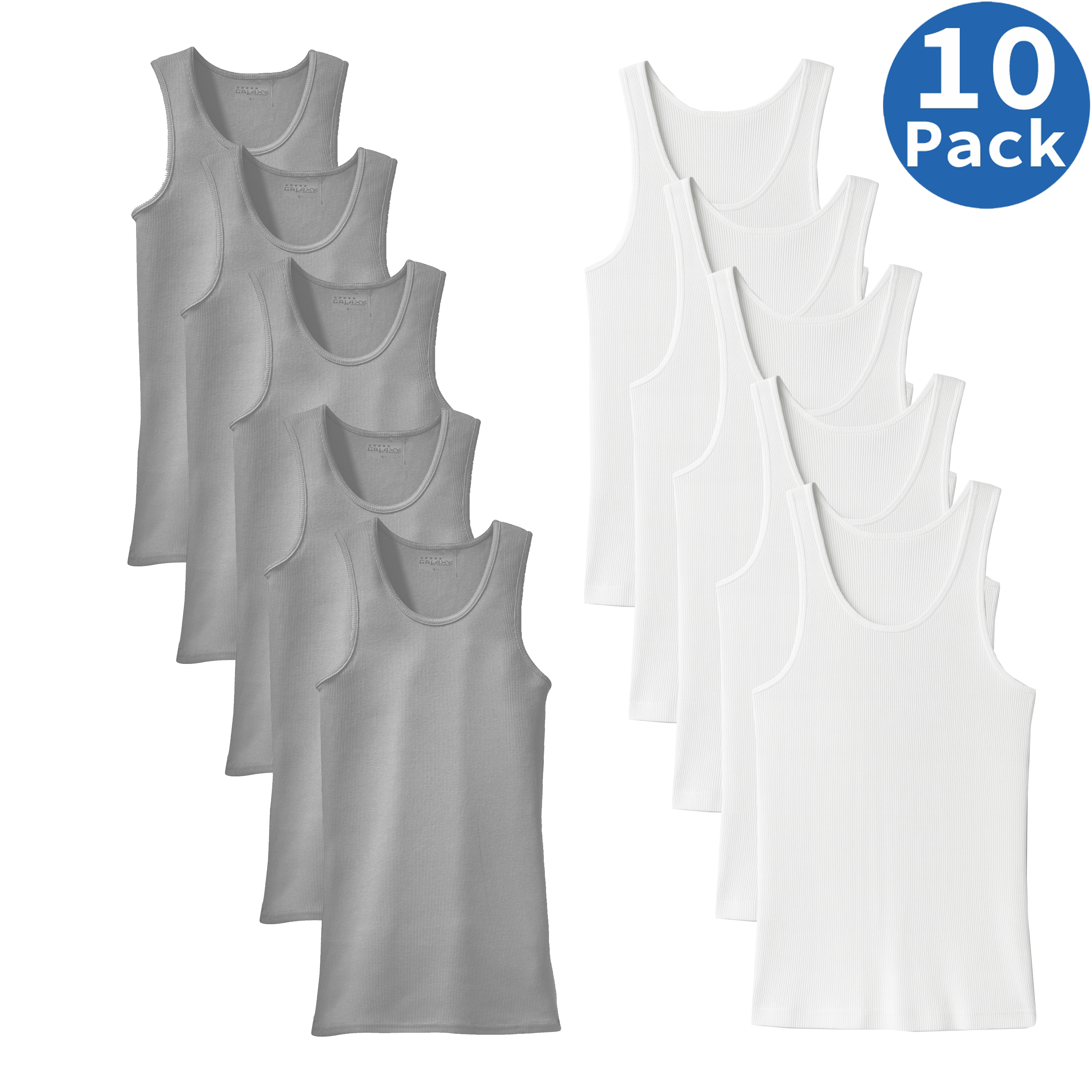 Mens Ribbed Classic Tank Tops (S-2XL) - Gallery 23