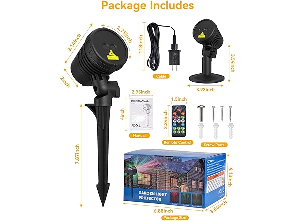 Neroupe Christmas Projector Lights Outdoor