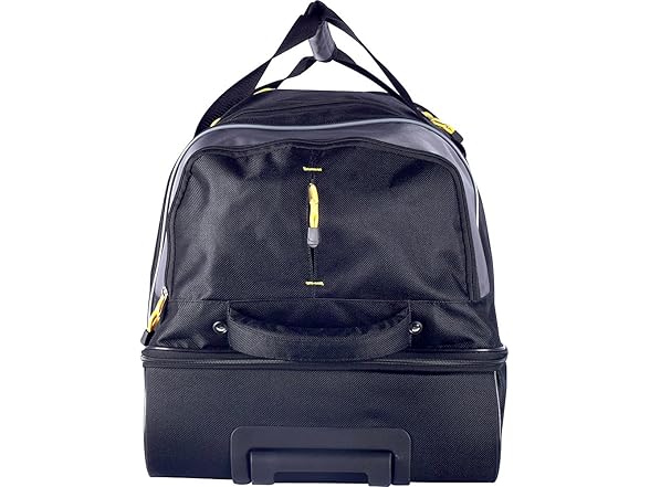 TPRC Sierra Madre Duffel Bag, Black, 30" Rolling