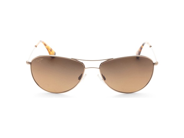 Maui Jim Women's 56mm Gold Polarized Sunglasses