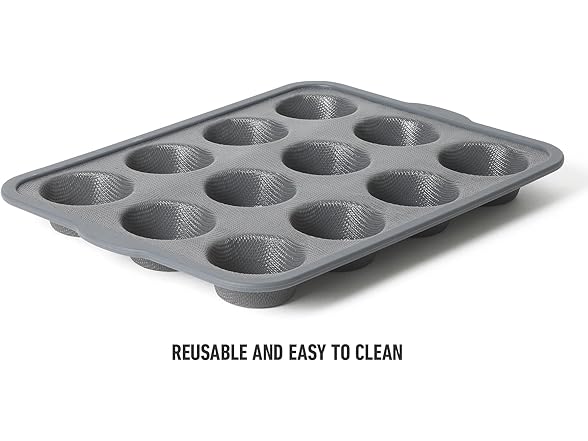Calphalon  GlassFlex Technology  Muffin Pan - Grey