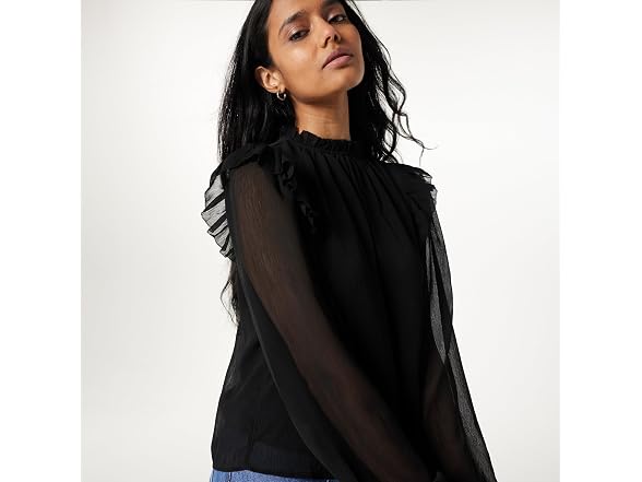 The Drop Women Feme Romantic Ruffle Blouse