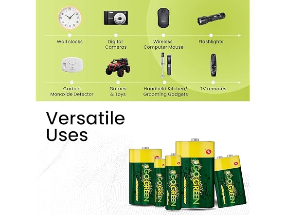 GoGreen Power (G 24012) Eco Friendly Alkaline AAA