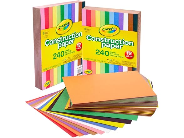 Crayola Construction Paper Bulk Pack