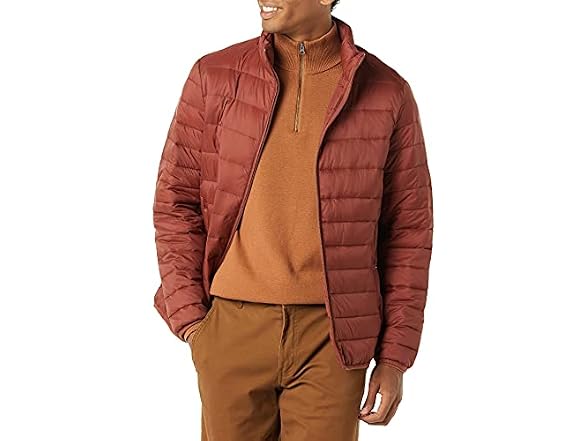 Amazon Essentials Men Packable Lightweight Jacket