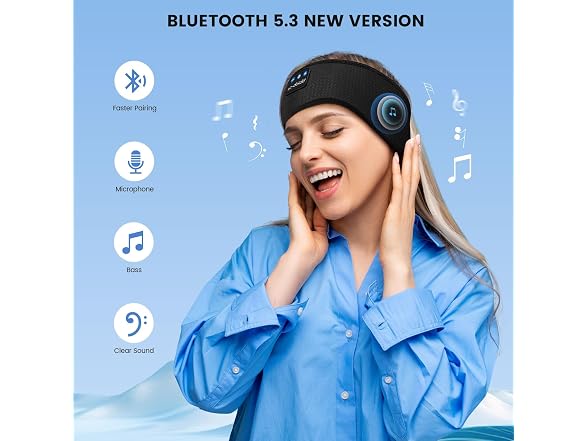 LC-dolida BT Headband Sleep Headphones