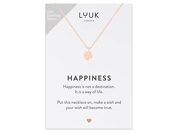 LUUK Rose Gold Clover