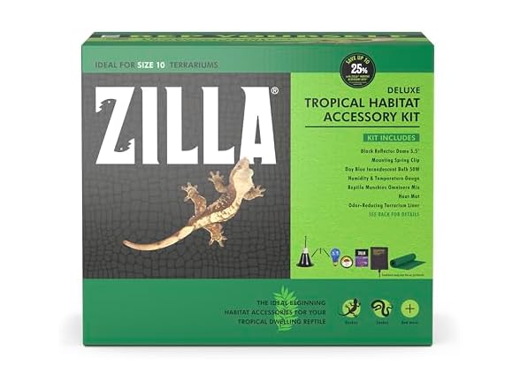 Zilla Tropical Habitat Accessory Kit, St