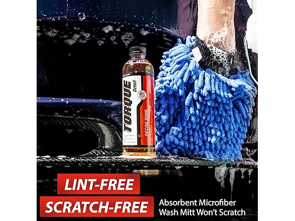 Decontamination Soap 8oz + Wash Mitt