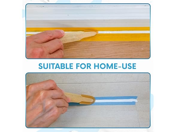 JMIBASIC CON-123 Grout Caulk Finishing Tool, 4 Sizes Wood