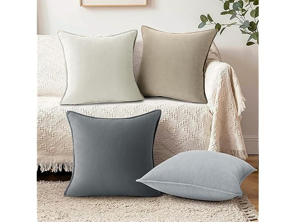 Silkena Throw Pillow Covers