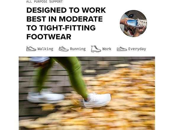 All-Purpose Support Medium Arch Insoles (M2.5-5 / W4.5-6)