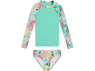 $7.99, Was $35.99, 77% Off! Kanu Surf Girls Long Sleeve Set Gianna Coral dealfomo