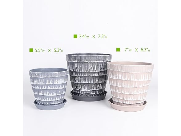 Plant Pots, Flower Pots Outdoor Planter 