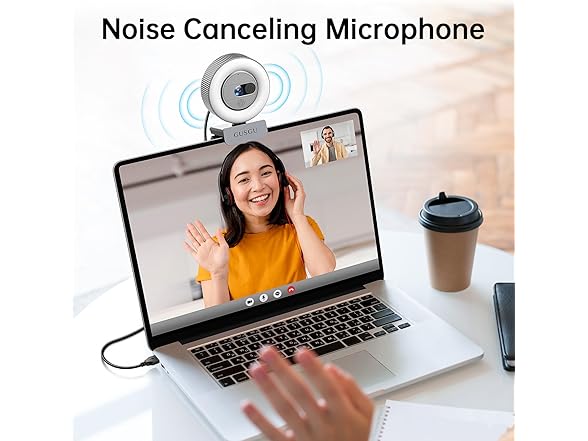 GUSGU W0737 G910 2K Quad HD Webcam for PC