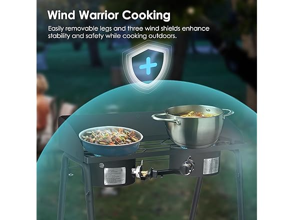 Red Mountain Valley Two Burner Outdoor Portable Gas Stove