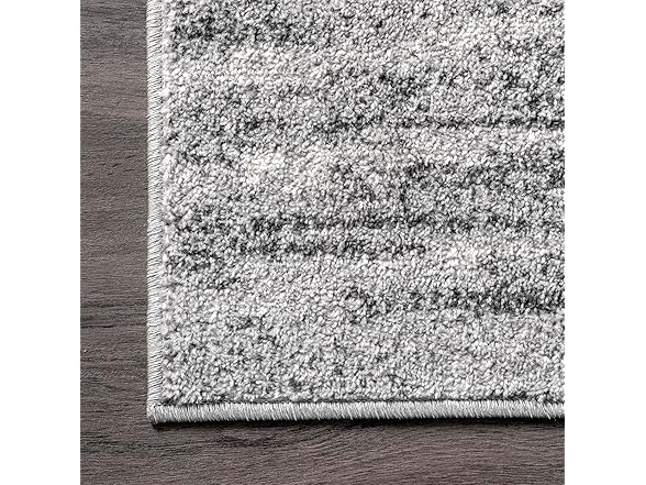 Nuloom Sherill Grey/Ivory, 2'6" x 12' Rug