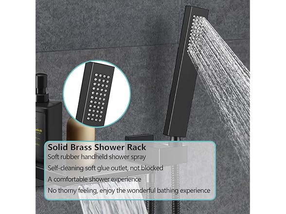 Dollate Wall Mount Bathtub Faucet Bath Tub Faucet Set