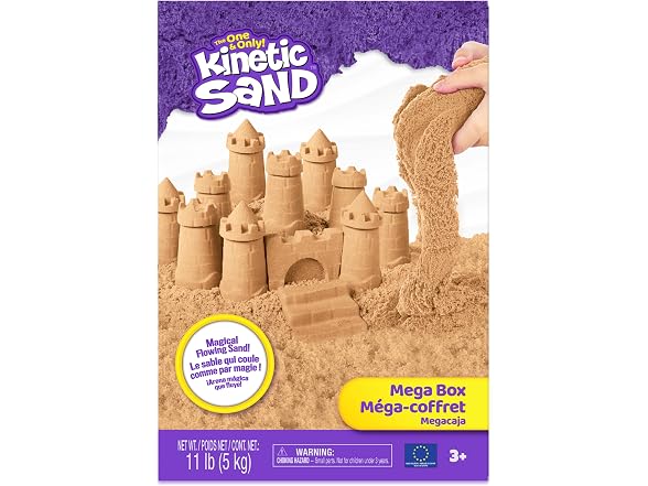 Kinetic Sand, 11lb (5kg) Natural Brown Play Sand