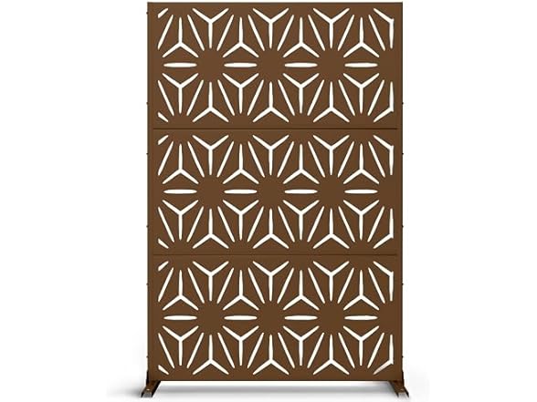 YESUNEED Metal Privacy Screen 72"×47"