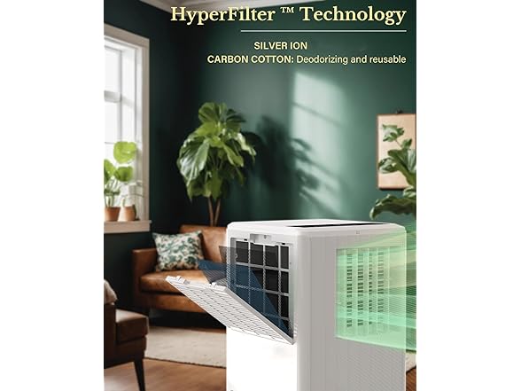 TranquilNest Portable Air Conditioner with Remote