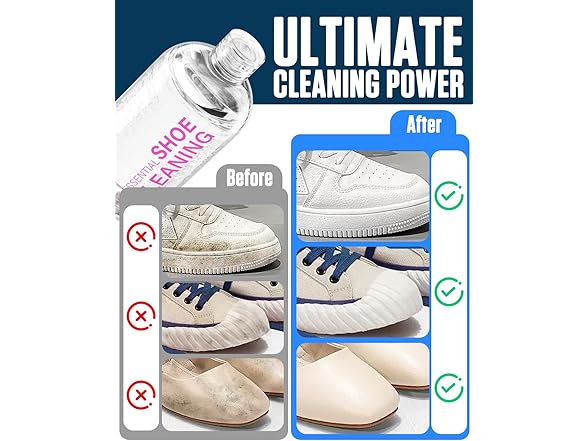 Jevvu Shoe Cleaner Kit with 3 Brushes Towel