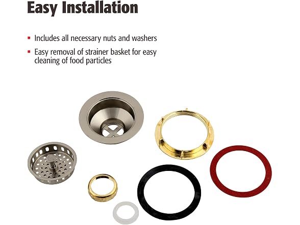 PlumPak K5445DSBN Sink Basket Strainer