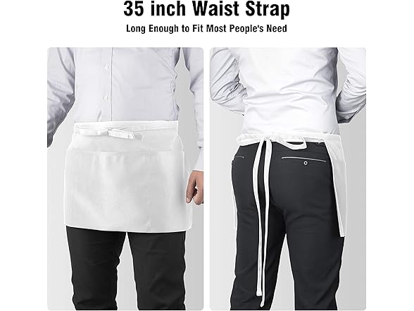 Xornis Waist Aprons with 3 Pocket