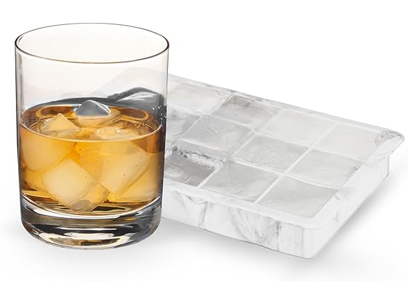 Host Ice Cube Tray with Lid, Makes 15 1.25" Cubes